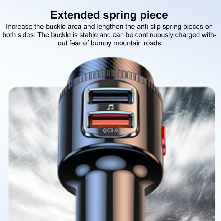 T23 Car FM Transmitter Bluetooth Player Fast Charging