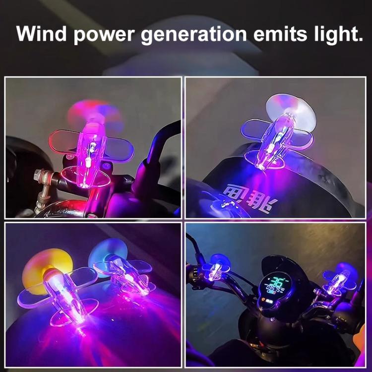Small Airplane Shaped Motorcycle LED Colored Atmosphere Lights