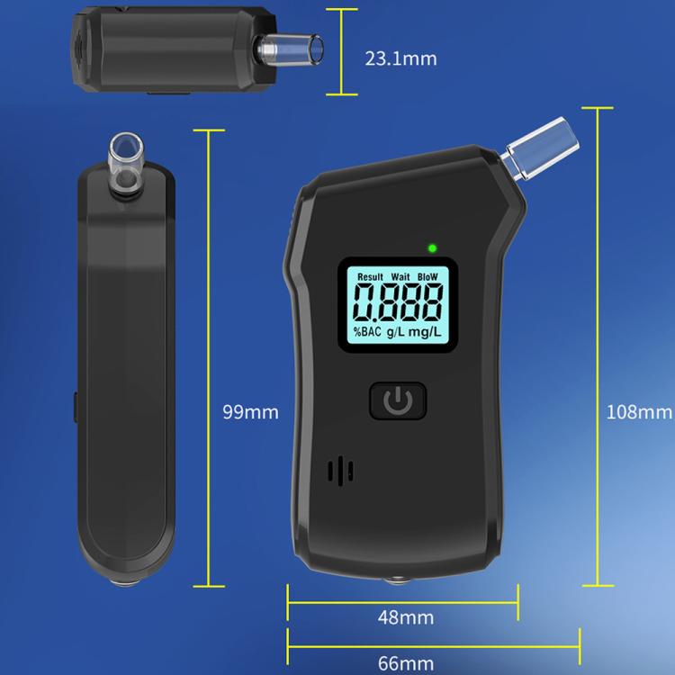 Home Digital Display Blow-type Alcohol Tester Alcohol Detector