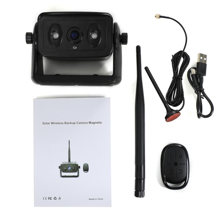 Magnetic Solar 2.4G Wireless WiFi Car Rear View Reversing Camera with Remote Control Switch