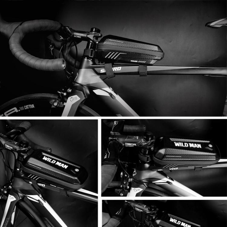 WILD MAN E5S Mountain Bicycle Front Bag EVA Hard Shell Bag, E5S