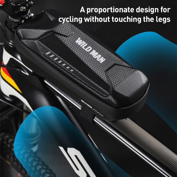 WILD MAN ES5 Basic Mountain Bicycle EVA Hard Shell Bag Bike Front Top Tube Bag, ES5