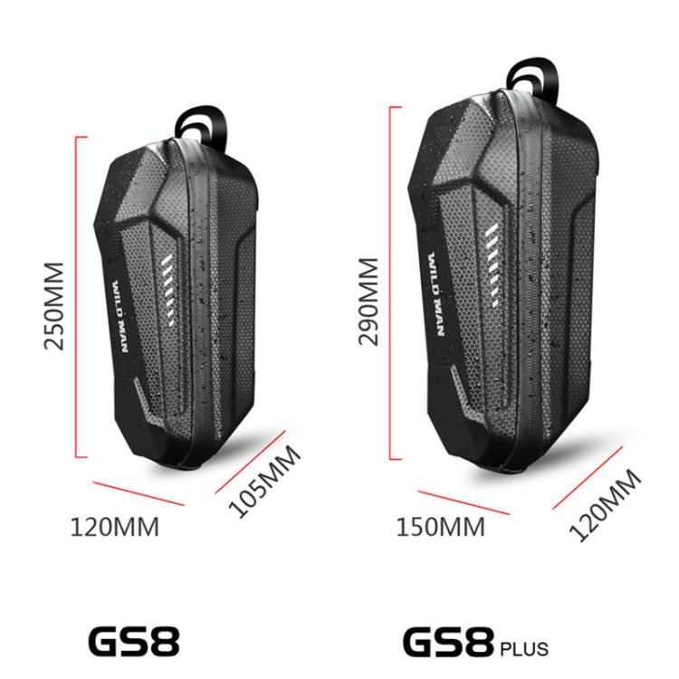 WILD MAN ES8 PLUS Electric Scooter EVA Hard Shell Handlebar Bag, ES8 PLUS