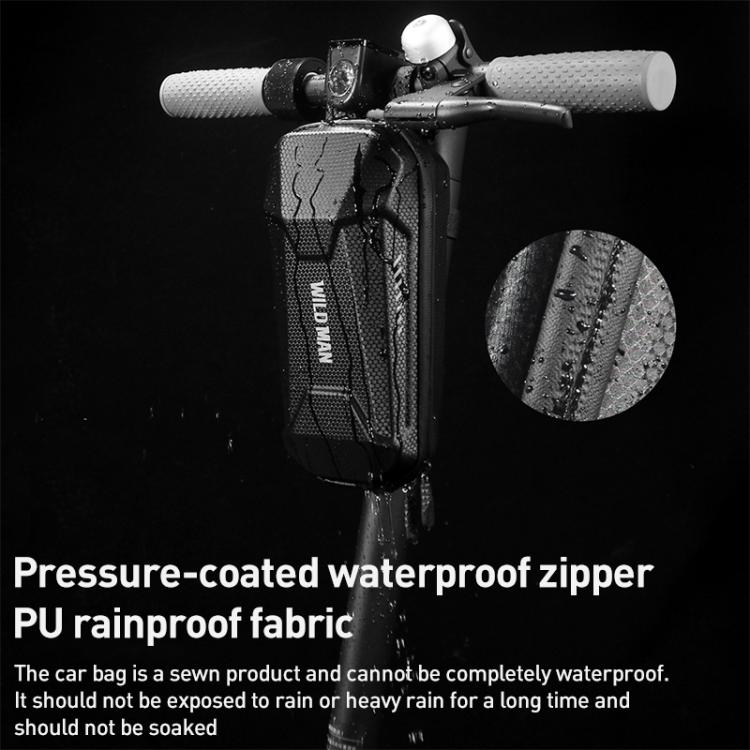 WILD MAN ES8 PLUS Electric Scooter EVA Hard Shell Handlebar Bag, ES8 PLUS