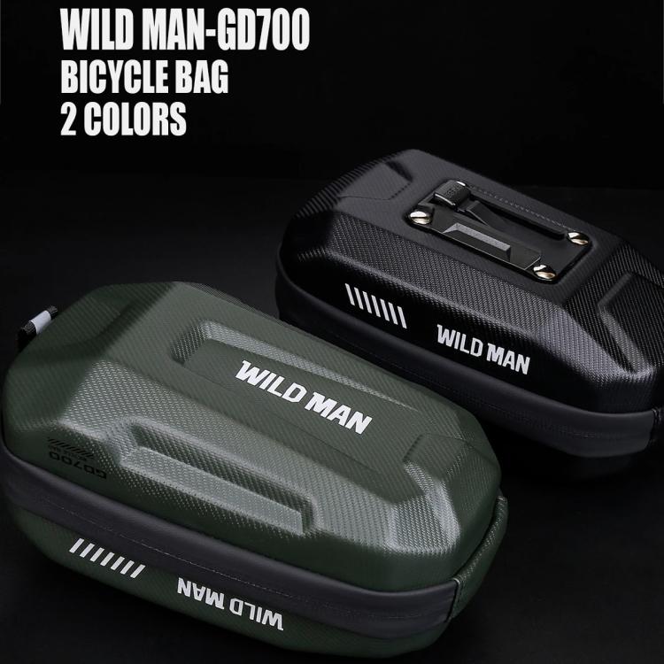 WILD MAN GD700 Mountain Bicycle EVA Hard Shell Bag Bike Seat Bag, GD700