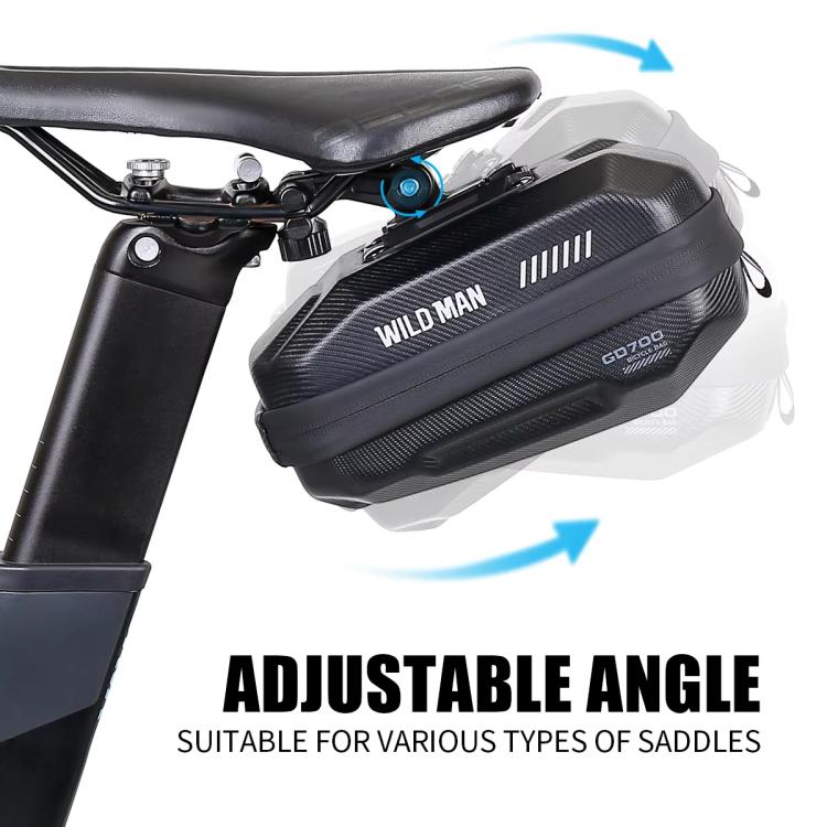 WILD MAN GD700 Mountain Bicycle EVA Hard Shell Bag Bike Seat Bag, GD700