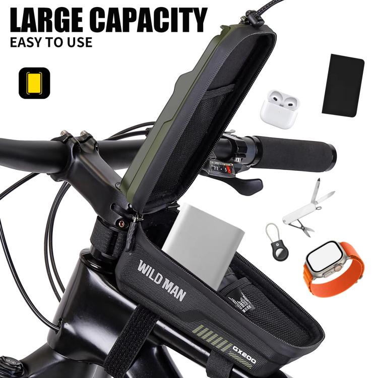WILD MAN GX200 Mountain Bicycle EVA Hard Shell Bag Bike Front Fixing bracket, GX200