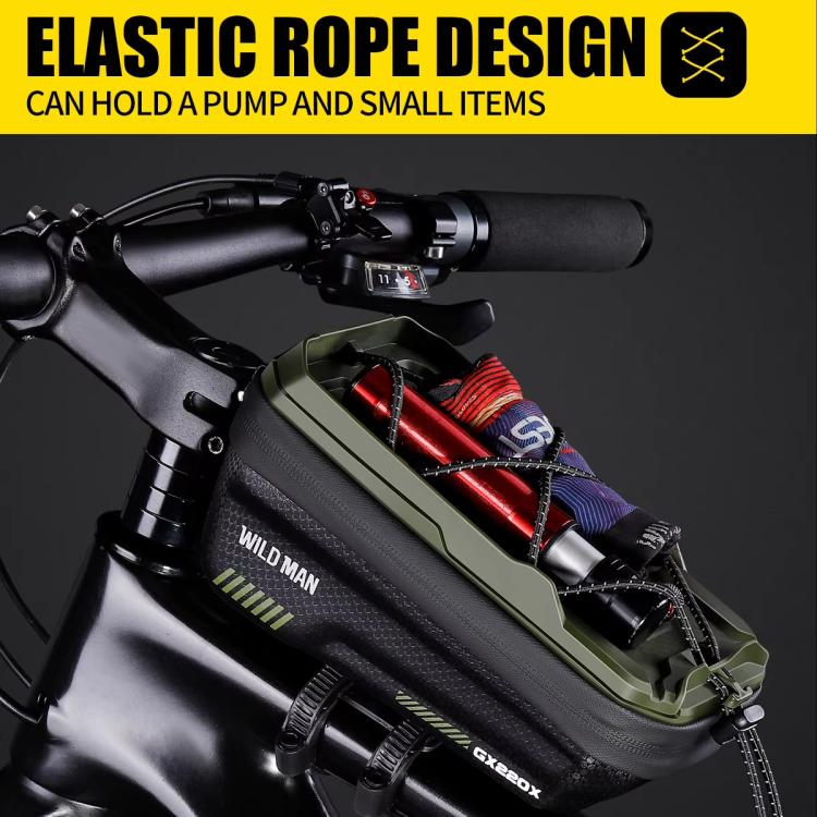 WILD MAN GX220X Mountain Bicycle EVA Hard Shell Bag Bike Front Quick Release Bracket, GX220X
