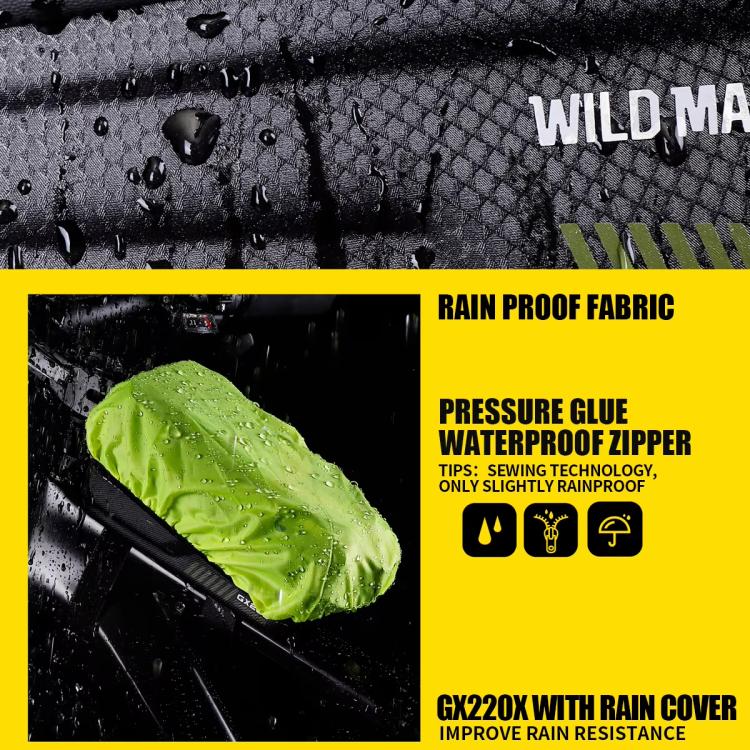 WILD MAN GX220X Mountain Bicycle EVA Hard Shell Bag Bike Front Quick Release Bracket, GX220X