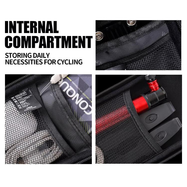 WILD MAN GX220X Mountain Bicycle EVA Hard Shell Bag Bike Front Quick Release Bracket, GX220X