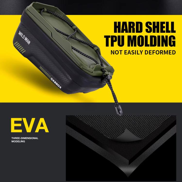 WILD MAN GX220X Mountain Bicycle EVA Hard Shell Bag Bike Front Quick Release Bracket, GX220X