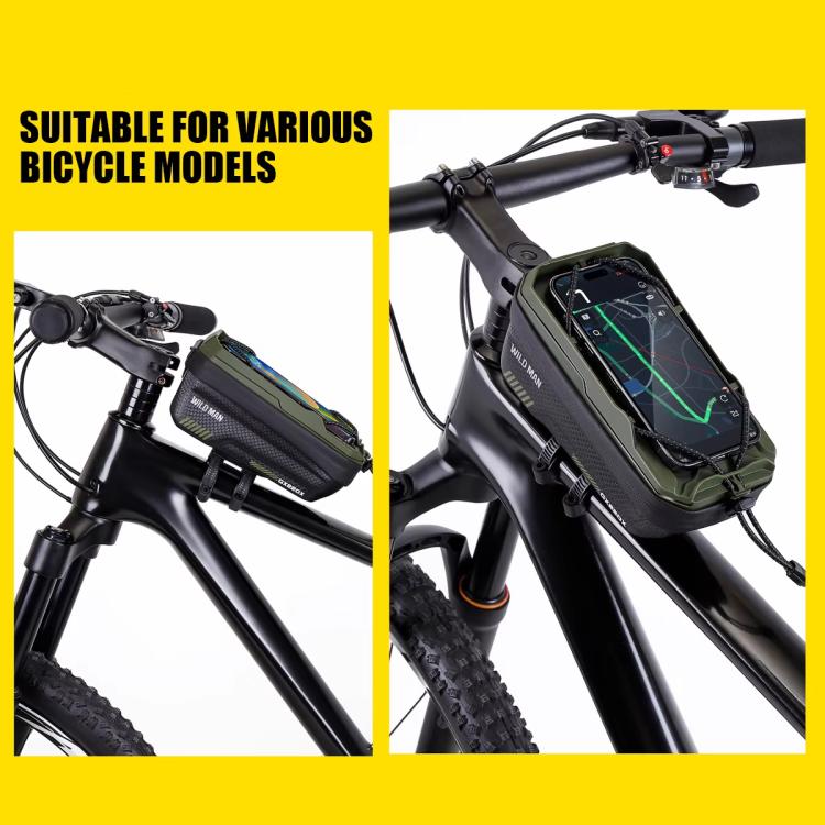 WILD MAN GX220X Mountain Bicycle EVA Hard Shell Bag Bike Front Quick Release Bracket, GX220X