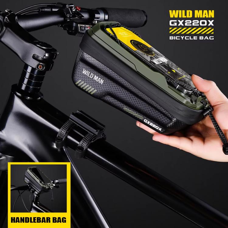 WILD MAN GX220X Mountain Bicycle EVA Hard Shell Bag Bike Front Quick Release Bracket, GX220X