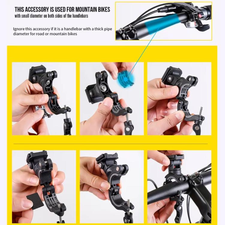 WILD MAN GX330 Mountain Bicycle Mobile Phone Holder EVA Hard Shell Handlebar Bag, GX330