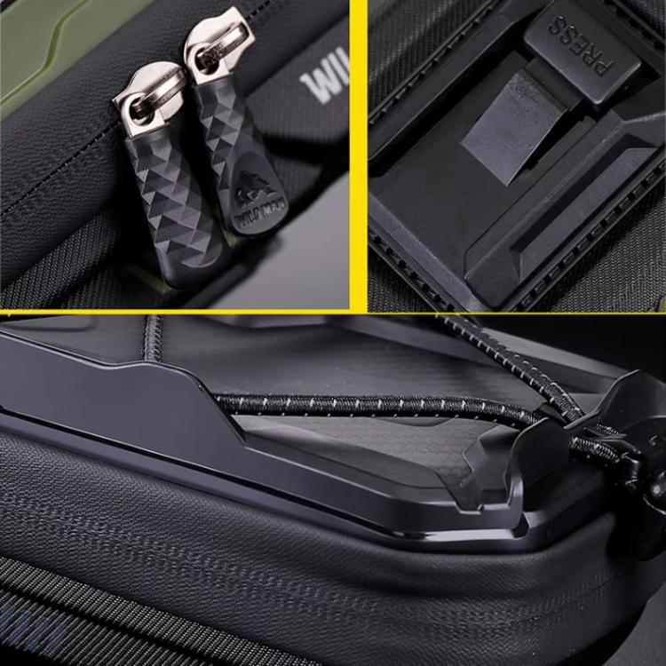 WILD MAN GX330 Mountain Bicycle Mobile Phone Holder EVA Hard Shell Handlebar Bag