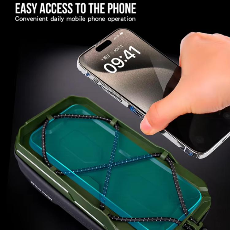 WILD MAN GX330 Mountain Bicycle Mobile Phone Holder EVA Hard Shell Handlebar Bag, GX330