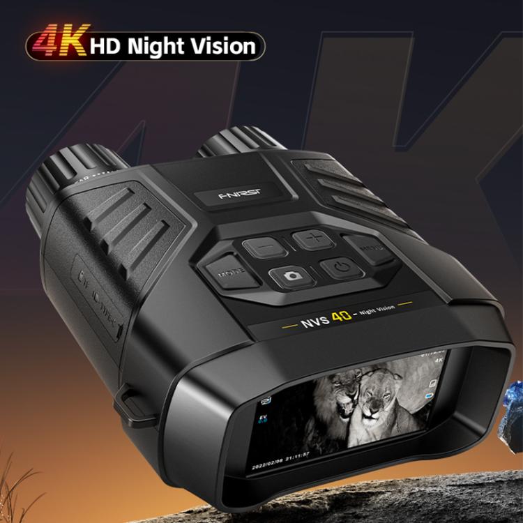 FNIRSI NVS-40 Small Portable Outdoor 4K Full Color HD Infrared Binocular Night Vision Device, NVS-40