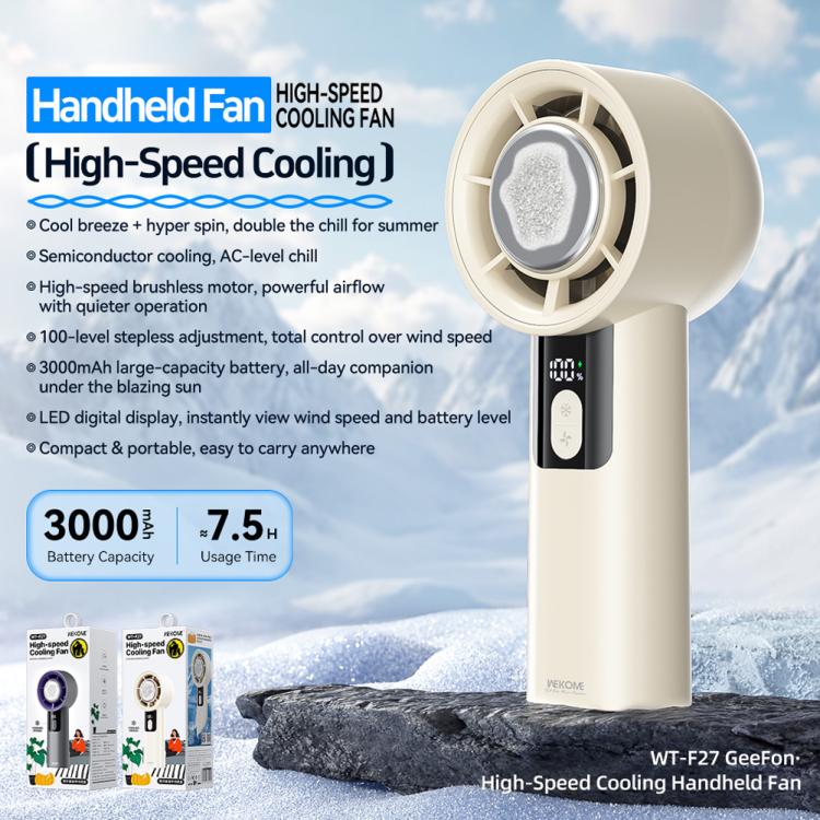 WK WT-F27 GeeFon High-speed Cooling Handheld Fan