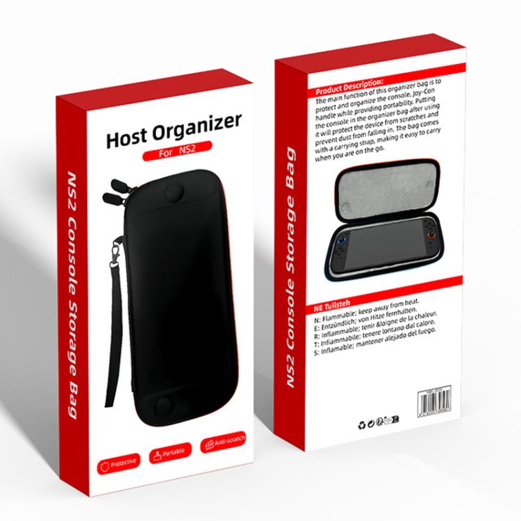 For Nintendo Switch 2 iPlay HBS-2835 Simple Thin Handle Storage Bag with Lanyard