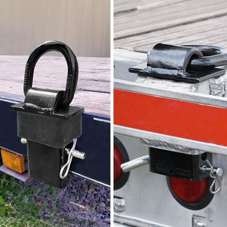 Car Stake Pocket D-Ring Hitch Pin Trailer Traction Connection Accessories