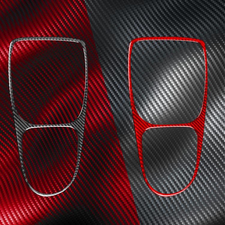 Carbon Fiber Car Gear Shift Frame Decorative Sticker for SEAT Leon 2005-2012, Left and Right Driver