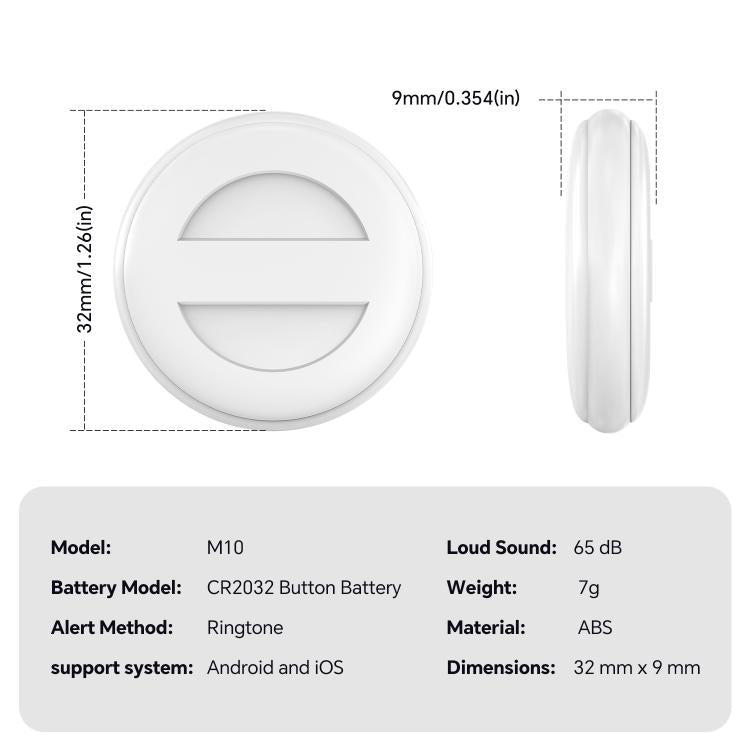 M10 Mini GPS Location Tracker Anti-lost Device with Keychain