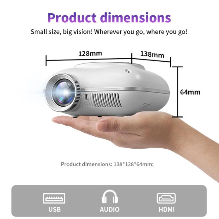Cheerlux C1 Basic Version 1280x720P 100ANSI Bluetooth 5.1 Smart Projector