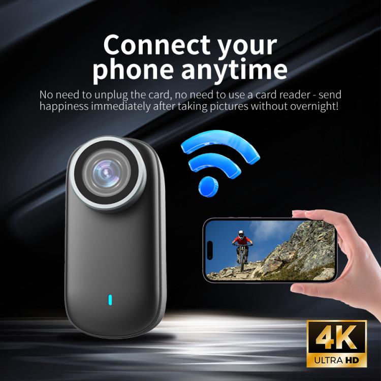 M10 4K Thumb Sports Camera Mini WiFi Camera without Screen, Simple Version, Standard Version