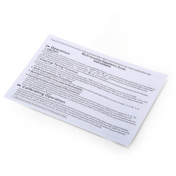 XY-8006 2.2 inch Display High Precision Electronic Scale (0.1g~3000g), Excluding Batteries