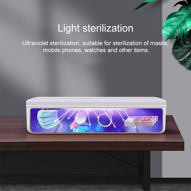 C01 Multifunctional Mobile Phone Face Mask UV Disinfection Aromatherapy Ultraviolet Lamp Sterilizer Disinfectant Box