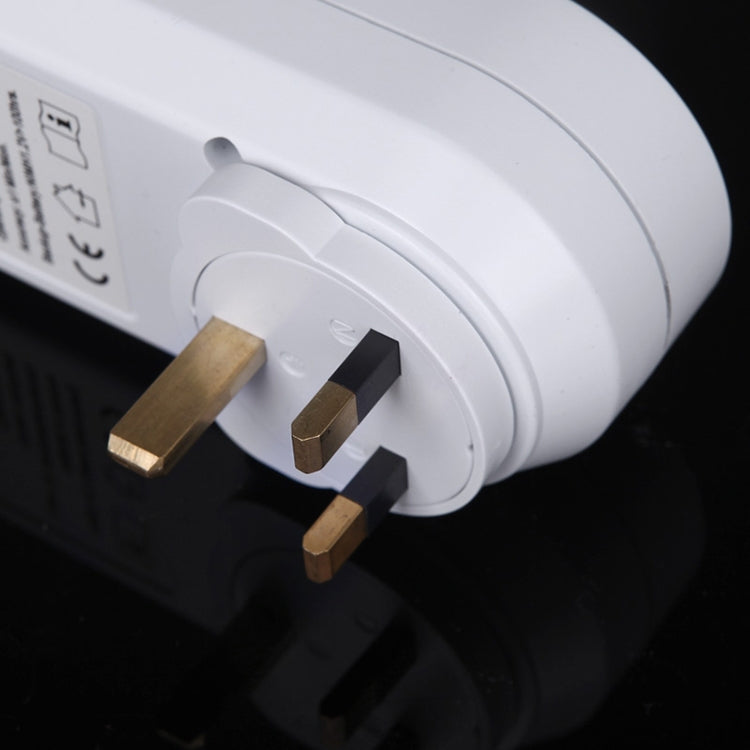 AC 230V Smart Home Plug-in LCD Display Clock Summer Time Function 12/24 Hours Changeable Timer Switch Socket, UK Plug