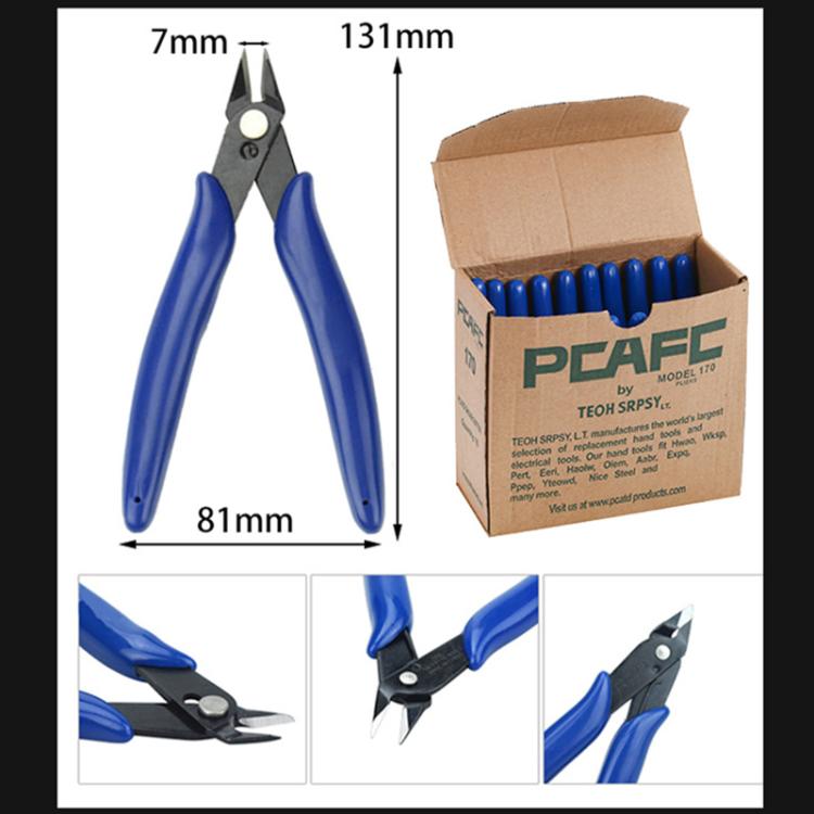 170 Electronic Pliers Diagonal Side Cutting Cable Wire Cutter Repair Hand Tool, Plato 170