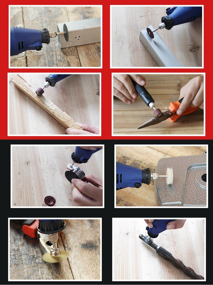 WLXY P-800 80 in 1 Mini Electric Drill Grinder Set, 110V-240V, US Plug