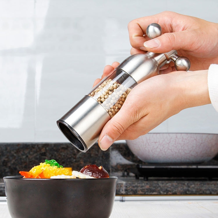 MICLAN Stainless Steel 304 Rudder Shape Grinder Pepper Grinding Machine, Size : L