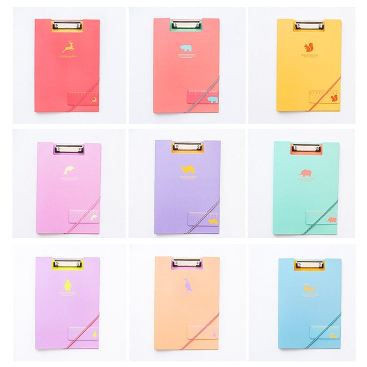 Creative Stationery Lovely Animal A4 Folder Test Paper Plate Holder School Office Supplies, Random Color Delivery