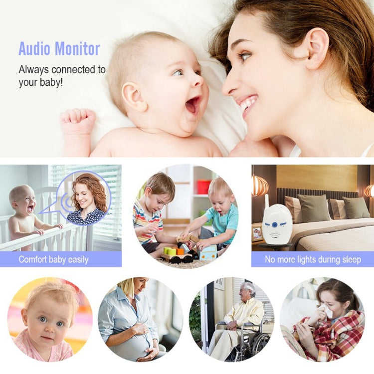 BM-V20 2.4GHz Wireless Digital Audio Baby Monitor, Two Way Voice Talk