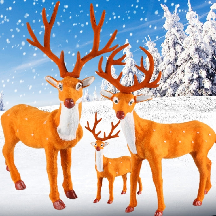 Christmas Simulation Deer Christmas Decoration, Size: 21*15.5*5.5cm