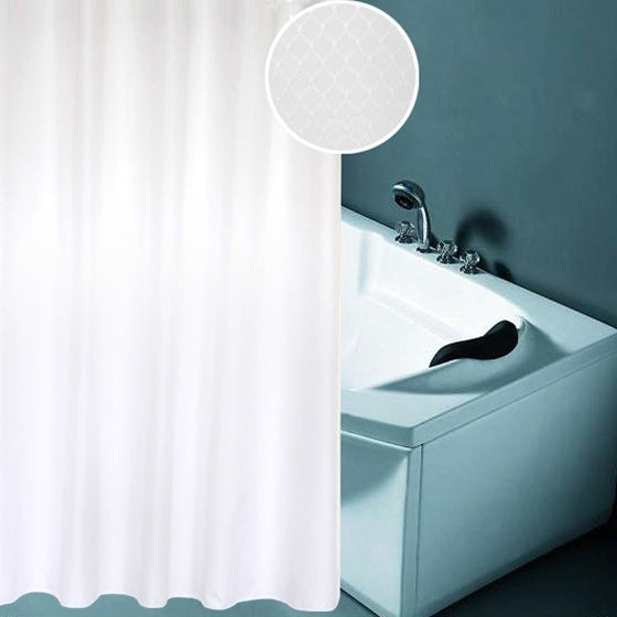 Thickening Waterproof And Mildew Curtain Honeycomb Texture Polyester Cloth Shower Curtain Bathroom Curtains,Size:150*180cm
