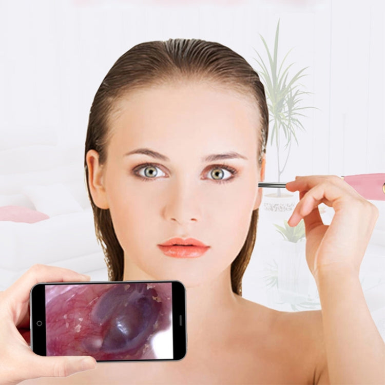 A1 WiFi Endoscope Camera 720P Ear Cleaning Wireless Safe Ear Pick Tool Visual Ear Spoon, Diameter: 3.9mm