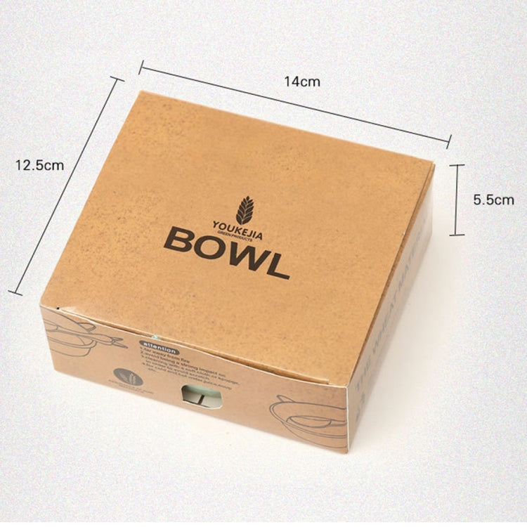 Balcherlam Baby Wheat Stalk Materials Bowls + Spoon Kit, Random Color Delivery