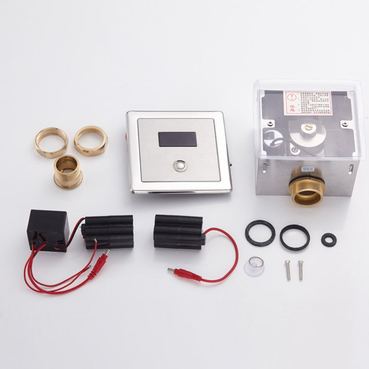 Recessed Wall in Type Flush Valve for Auto-induction Toilet, with Infrared Automatic Function DC