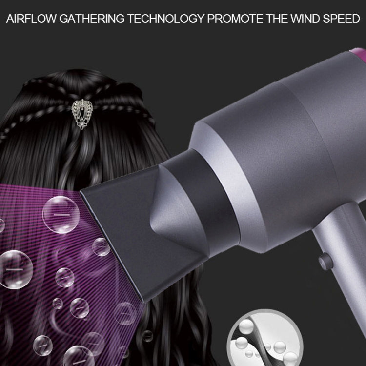 Household High-power Silent Blow Dryer,Constant Temperature Hot and Cold Negative Ion Hair Drier, EU Plug