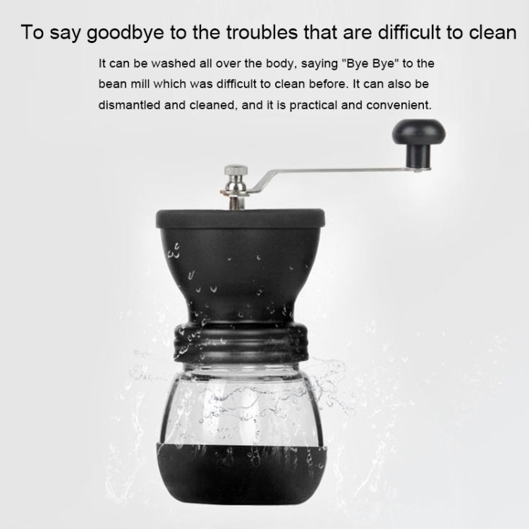 Portable Conical Burr Mill Manual Spice Herbs Hand Grinding Machine Coffee Bean Grinder with Seal Pot