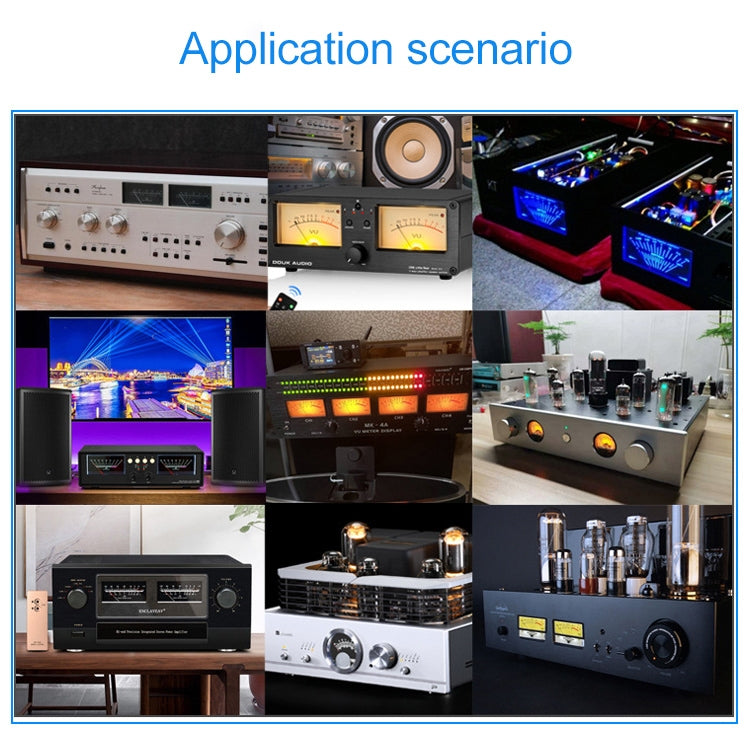 TN-73 High-precision VU Meter DB Power Discharge Flat Meter Mixer Power Meter