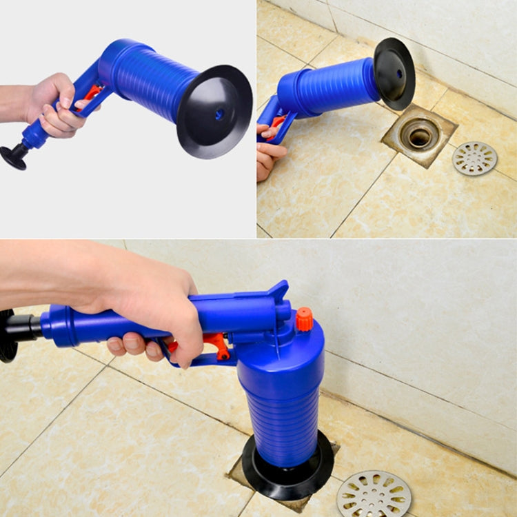 Kitchen Toilet High Pressure Drain Pipes Sinks Air Power Blaster Cleaner Plunger Clog Remover