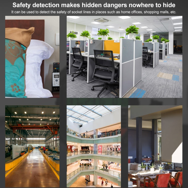 HABOTEST HT107D Multifunctional Digital Display Socket Tester