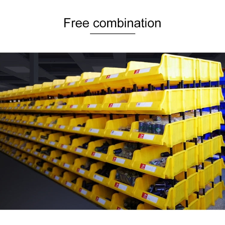 Thickened Oblique Plastic Box Combined Parts Box Material Box, Random Color Delivery, Size: 35cm x 20cm x 15cm