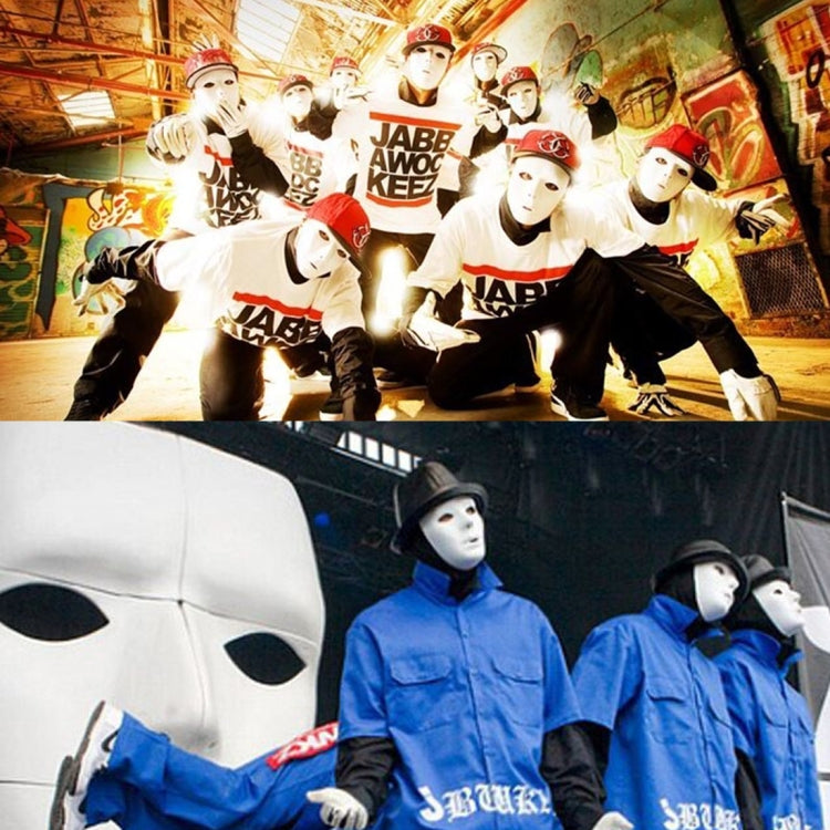 Halloween Festival Bboy Hip-hop Street Step Masquerade Mask, Size: 18-19cm, Random Color Delivery