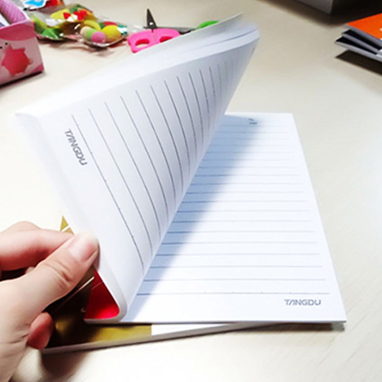 10 PCS 30 Pages A5 Soft Cover Diary Notebook Office Supply, Random Color Delivery