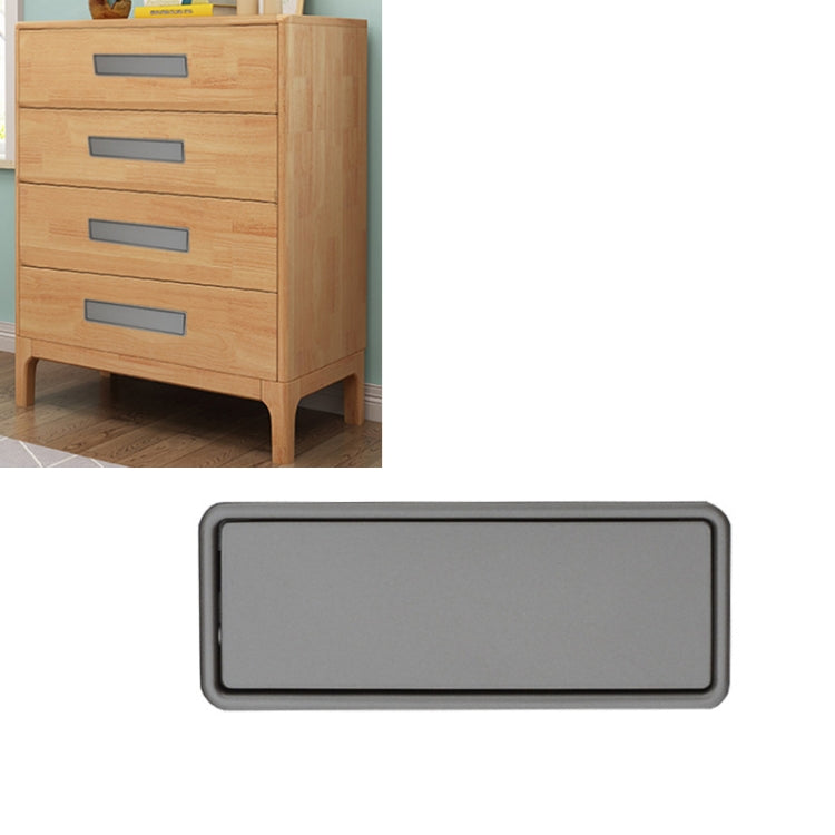 Simple Wardrobe Slotted Scrub Handle Concealed Recessed Drawer Invisible Handle, Hole Distance:96mm
